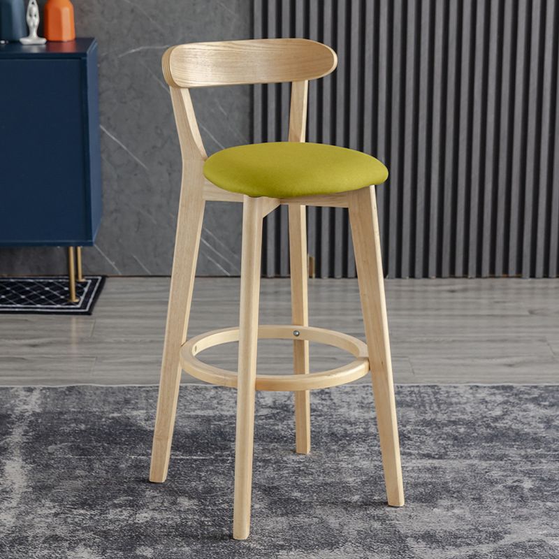 Scandinavian Matte Finish Upholstered Bar Stools Living Room Footrest Stool Clearhalo 'Bar Furniture' 'Bar Stools' 'bar_stools' 'furn' 'furn_bar_stools' 'Furniture' 'furniture_bar_stools' 'Kitchen & Dining Furniture' 1200x1200_c5e19083-e6a0-4464-92a2-f90da5609dba