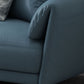 Contemporary 4-Seater Sectional with Pillow Top Arms in Faux Leather Clearhalo 'furn' 'furn_sectionals' 'Furniture' 'Living Room Furniture' 'Sectionals' 1200x1200_c5e26efc-5d1f-4cb9-9422-9a1c85ae3a4c