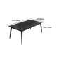 Modern Stone Top Dinette Set 1/2/4/5/7 Pieces Rectangle Dining Table Set in Black Clearhalo 'Dining Room Sets' 'Dining Tables & Seating' 'dining_room_set' 'furn' 'furn_dining_room_set' 'Furniture' 'Kitchen & Dining Furniture' 1200x1200_c5e3792c-914a-4e66-bde0-0f1e87ad3c80