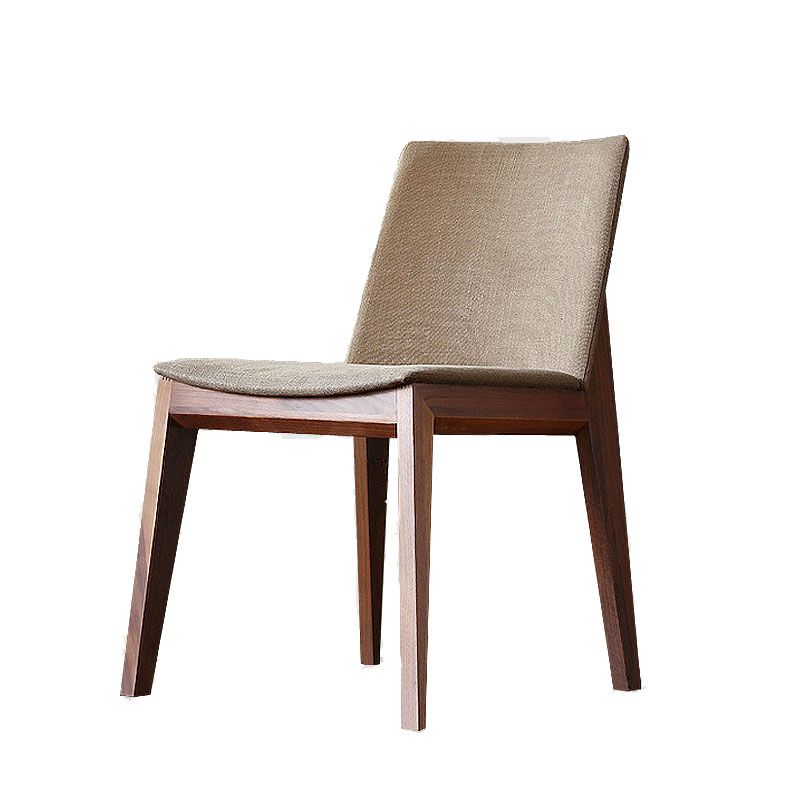 Upholstered Armless Dining Chairs Indoor Side Chairs with Wood Legs (Set of 2) Clearhalo ' kitchen&dining_furn' 'Dining Chairs' 'Dining Tables & Seating' 'dining_chair' 'furn' 'furn_dining_chair' 'Furniture' 'furniture_dining_chair' 'Kitchen & Dining Furniture' 'kitchen' 1200x1200_c5e3a58a-ecc1-48ee-8386-a2ae56f3ab1f