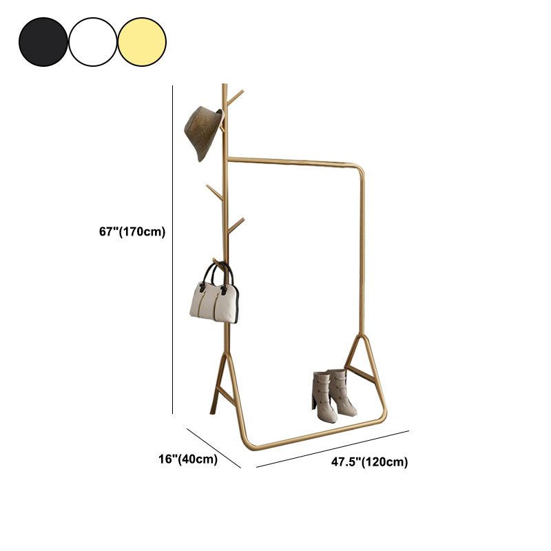 MODERNA METALE HALL STAND APPROGGIO E ALBERO DI INGRITÀ DELLA HAGGIO