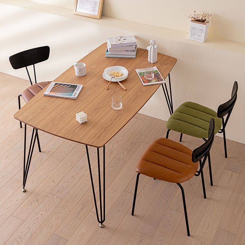 Industrial Dining Chair Kitchen Armless Chairs with Metal Legs Clearhalo 'Dining Chairs' 'Dining Tables & Seating' 'dining_chair' 'furn' 'furn_dining_chair' 'Furniture' 'furniture_dining_chair' 'Kitchen & Dining Furniture' 1200x1200_c5e9f4a7-5735-41dd-adc7-8481aeb4a195