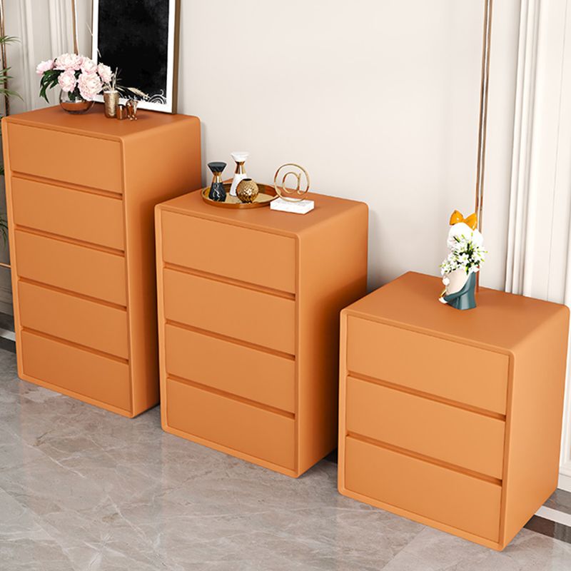 Contemporary Storage Chest Dresser Vertical Dresser with Drawers