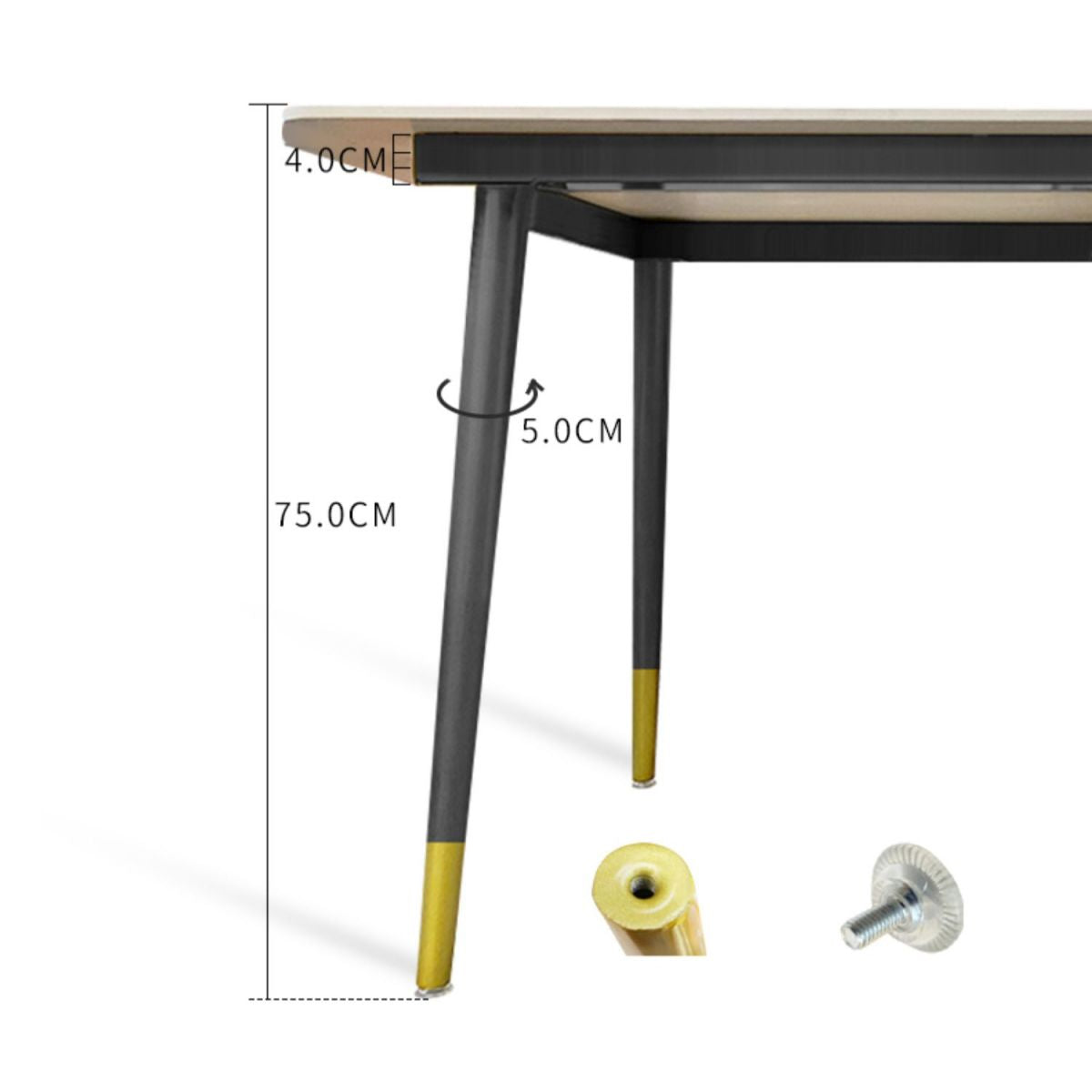 Simplicity Style 4 Legs Dining Site Table Stone Dining Room Furniture for Home Use Clearhalo ' dining_table' 'Dining Tables & Seating' 'Dining Tables' 'furn' 'furn_dining_table' 'Furniture' 'furniture_dining_table' 'Kitchen & Dining Furniture' 'kitchen&dining_furn' 'kitchen' 'kitchen_dining_table' 1200x1200_c5edc4e9-6d96-47b1-83d5-c6b9b5d133f2