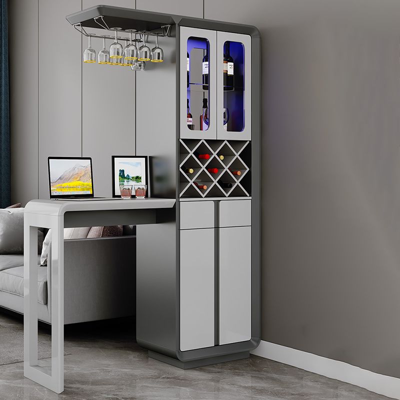 Modern Rectangle Wood Counter Table 2/3 Pieces Bar Table Set with Lockers for Living Room Clearhalo 'Bar Furniture' 'furn' 'furn_home_bar_bar_sets' 'Furniture' 'Home Bars & Bar Sets' 'home_bar_bar_sets' 'Kitchen & Dining Furniture' 1200x1200_c5eeb0ad-282f-4b87-bffe-b2c774ba5d13