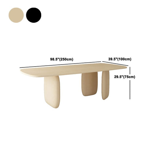 Moderna 1/2/4/5 Piezas Juego de comedor Rectángulo Mesa de comedor de madera de pino para cocina de comedor