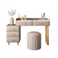 Luxurious Stone Top Vanity and Stool 5 Drawers Dressing Table Clearhalo 'Bedroom Furniture' 'furn' 'furn_makeup_vanities' 'Furniture' 'Makeup Vanities' 'makeup_vanities' 1200x1200_c5f18361-066c-4845-9367-a779f18fd991