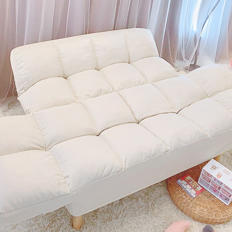 コンテンポラリーコンバーチブルソファカウチスクエアアームビスケットバックソファベッド