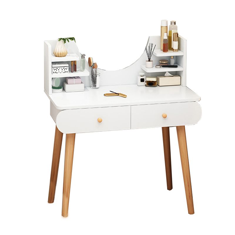 Scandinavische slaapkamer opbergdoos staan ​​rechte voeten ijdelheid bureau