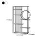 Glam Style Open Bookshelf Metal 6-shelf Bookcase for Home Office Clearhalo 'Bookcases' 'furn' 'furn_bookcases' 'Furniture' 'furniture_bookcases' 'Office Furniture' 1200x1200_c5f4a9c0-f379-411e-990e-848e2bda635c