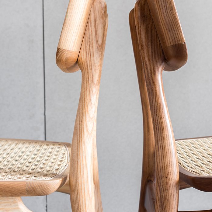 Solid Wood Side Chair Glam Style Indoor Dining Chair (Set of 2) Clearhalo 'Dining Chairs' 'Dining Tables & Seating' 'dining_chair' 'furn' 'furn_dining_chair' 'Furniture' 'furniture_dining_chair' 'Kitchen & Dining Furniture' 1200x1200_c5f4e0df-fada-4bba-a5cd-fbc05f7990e7