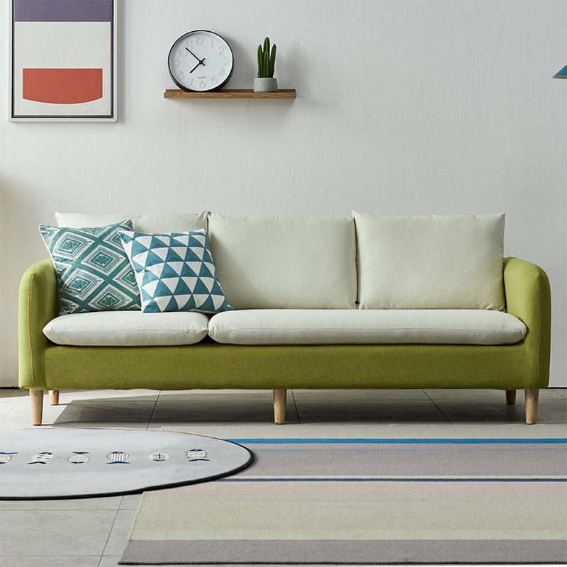 3-seater Standard Modern Wood Legs Sofa Cushions Square Arm Sofa Clearhalo 'furn' 'furn_sofas' 'Furniture' 'furniture_sofas' 'kitchen' 'kitchen_sofas' 'Living Room Furniture' 'Sofa' 'sofas' 1200x1200_c5f568c9-fe7e-4b45-a86e-6ef8566886f6