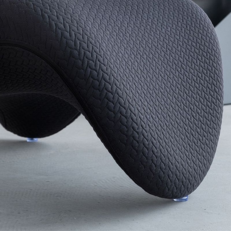 Armless Accent Chair 29.52" L x 33.85" W x 25.59" H Tongue Shape Chair Clearhalo 'Accent Chairs' 'accent_chairs' 'Chairs & Seating' 'furn' 'furn_accent_chairs' 'Furniture' 'Living Room Furniture' 1200x1200_c5f6ecc6-3904-41a2-852a-53968238b2ef