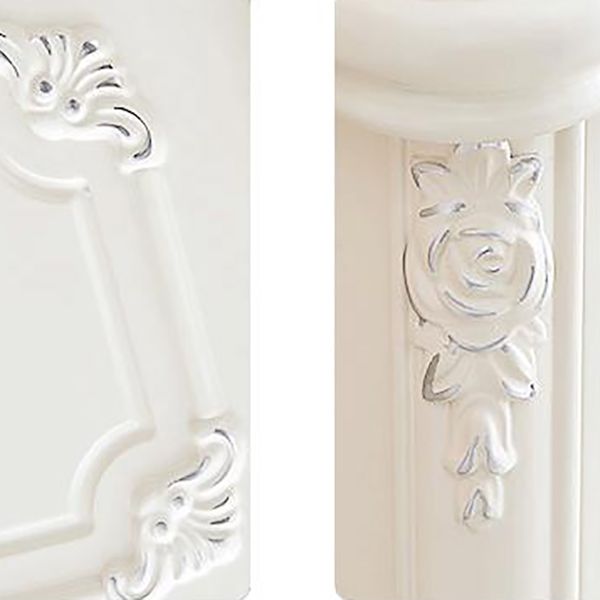 Modern de almacenamiento tocador de cofre cofre de madera con puertas