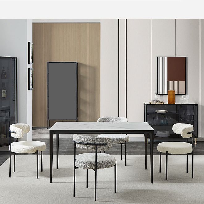 Contemporary Dining Accent Chair Armless Chair with Upholstered Clearhalo 'Dining Chairs' 'Dining Tables & Seating' 'dining_chair' 'furn' 'furn_dining_chair' 'Furniture' 'Kitchen & Dining Furniture' 1200x1200_c5fc2341-d7c9-427b-ab1c-618c6ce55acb