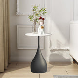 Mesa de extremo redonda de estilo contemporáneo Sofá de metal Sofá Tabla de acento