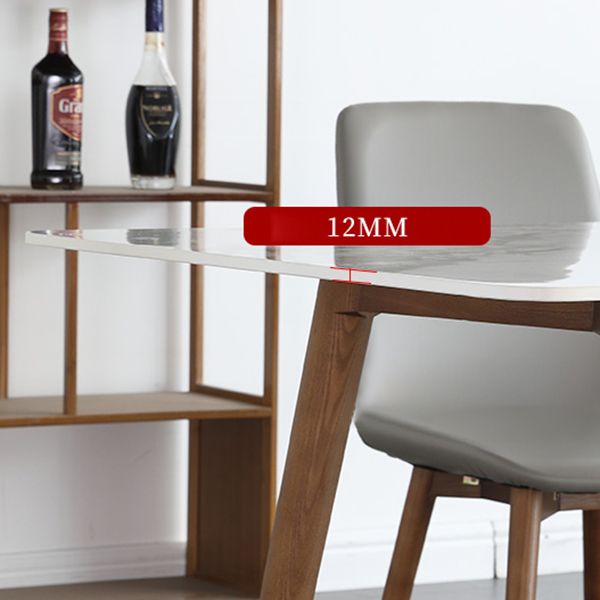 Rectangle Dining Site Table Stone Dining Room Collection with Solid Wood Base Clearhalo ' dining_table' 'Dining Tables & Seating' 'Dining Tables' 'furn' 'furn_dining_table' 'Furniture' 'furniture_dining_table' 'Kitchen & Dining Furniture' 'kitchen&dining_furn' 'kitchen' 'kitchen_dining_table' 1200x1200_c5fd4746-0073-4ff7-805e-cbc035bedb54