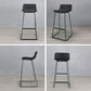 Modern Style Bar-stool Plastic Counter Bar Stool with Metal Legs for Restaurant Clearhalo 'Bar Furniture' 'Bar Stools' 'bar_stools' 'furn' 'furn_bar_stools' 'Furniture' 'furniture_bar_stools' 'Kitchen & Dining Furniture' 1200x1200_c6021b64-9c25-4fe3-9253-de35c12ad862