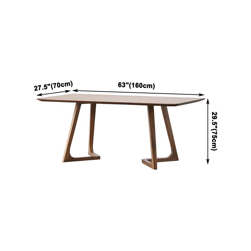 Double Pedestal Home Furniture Pine Solid Wood Rectangle Dining Room Collection Clearhalo ' dining_table' 'Dining Tables & Seating' 'Dining Tables' 'furn' 'furn_dining_table' 'Furniture' 'furniture_dining_table' 'Kitchen & Dining Furniture' 'kitchen&dining_furn' 'kitchen' 'kitchen_dining_table' 1200x1200_c603cdff-468d-4992-9a9f-dd4e1405df60