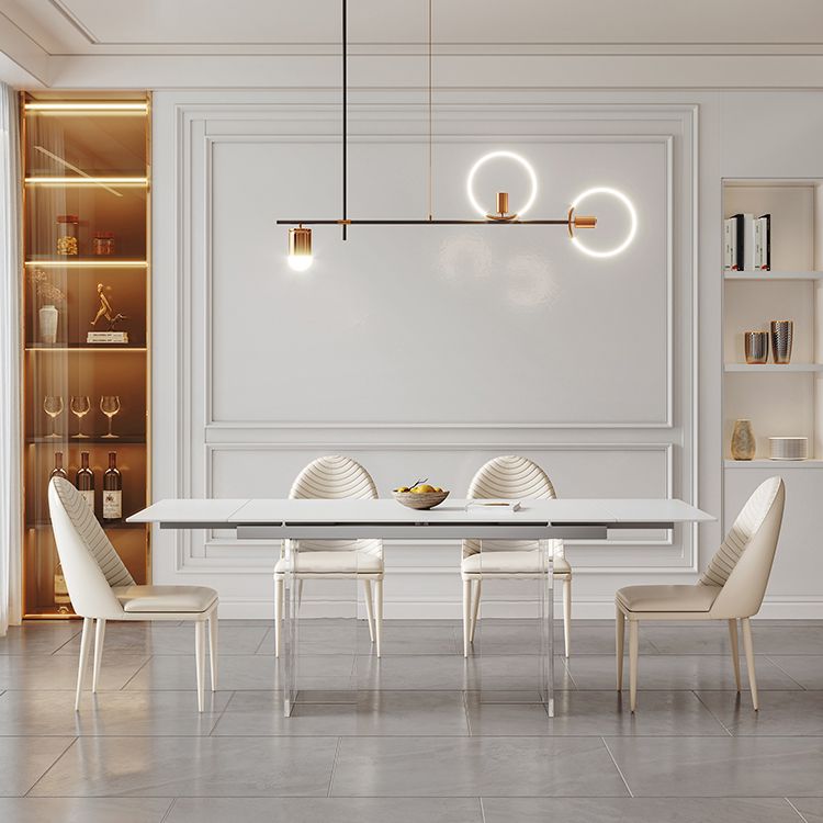 Contemporaneo 1/4/5/7 pezzi mobili rettangolo di pietra set per casa