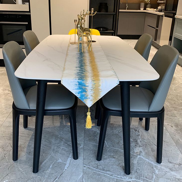 Rectangle Industrial Dining Table Fixed Table with Sintered Stone Clearhalo ' dining_table' 'Dining Tables & Seating' 'Dining Tables' 'furn' 'furn_dining_table' 'Furniture' 'furniture_dining_table' 'Kitchen & Dining Furniture' 'kitchen&dining_furn' 'kitchen' 'kitchen_dining_table' 1200x1200_c608bcd3-9fd2-4866-b21b-c90e33739f65