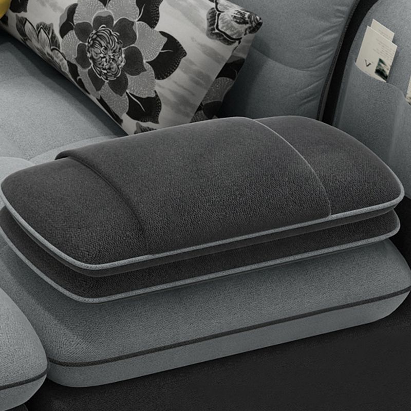 Cushion Back Pillow Top Arm Tufted Sectional Sofa Set for Living Room Clearhalo 'Furniture' 'furniture_sectionals' 'kitchen' 'kitchen_sectionals' 'Living Room Furniture' 'Sectionals' 1200x1200_c60aeb5a-ca63-4caa-9f69-3683c4bdb651