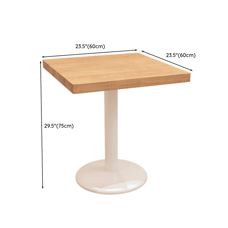 Pino legno moderno set da pranzo con cornice bianca 1/2/3/5 PC Dinette Set per casa