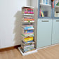 13.78"W Bookshelf Invisible Contemporary Style Bookcase for Office Home