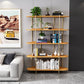 Etagere Bookcase Scandinavian Open Back Bookshelf with Shelves Clearhalo 'Bookcases' 'furn' 'furn_bookcases' 'Furniture' 'Office Furniture' 1200x1200_c6131a50-aab0-4d73-9318-36a70765a34a