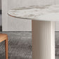 Glam Oval Dining Table Sintered Stone Table with Metal Legs for Home Clearhalo 'Dining Tables & Seating' 'Dining Tables' 'dining_table' 'furn' 'furn_dining_table' 'Furniture' 'Kitchen & Dining Furniture' 1200x1200_c6148c7f-a4ca-43ed-add9-a6c696120eba