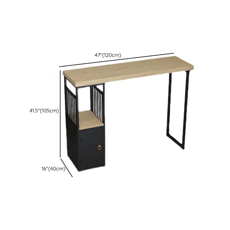 Tavolo da pub in legno in legno solido tavolo da tavolo da banco in legno in legno industriale