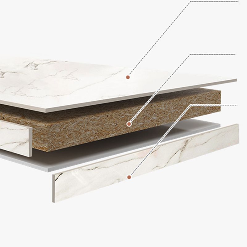 Modern Metal 4 Legs Cocktail Table Marble Rectangle Coffee Table Clearhalo 'Coffee & Accent Tables' 'Coffee Tables' 'coffee_tables' 'furn' 'furn_coffee_tables' 'Furniture' 'furniture_coffee_tables' 'Living Room Furniture' 1200x1200_c614a4ad-b310-4bd9-998a-422e43c9e7bc