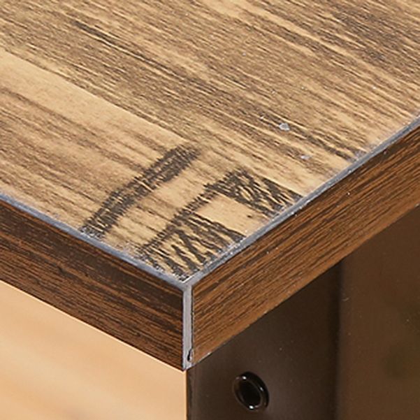 Industrial Rectangular Writing Desk Brown Wooden Office Desk Clearhalo 'furn' 'furn_office_desk' 'Furniture' 'Office Desks' 'Office Furniture' 'office_desk' 1200x1200_c615c1cf-058a-4195-a00b-8cc9a0943bee