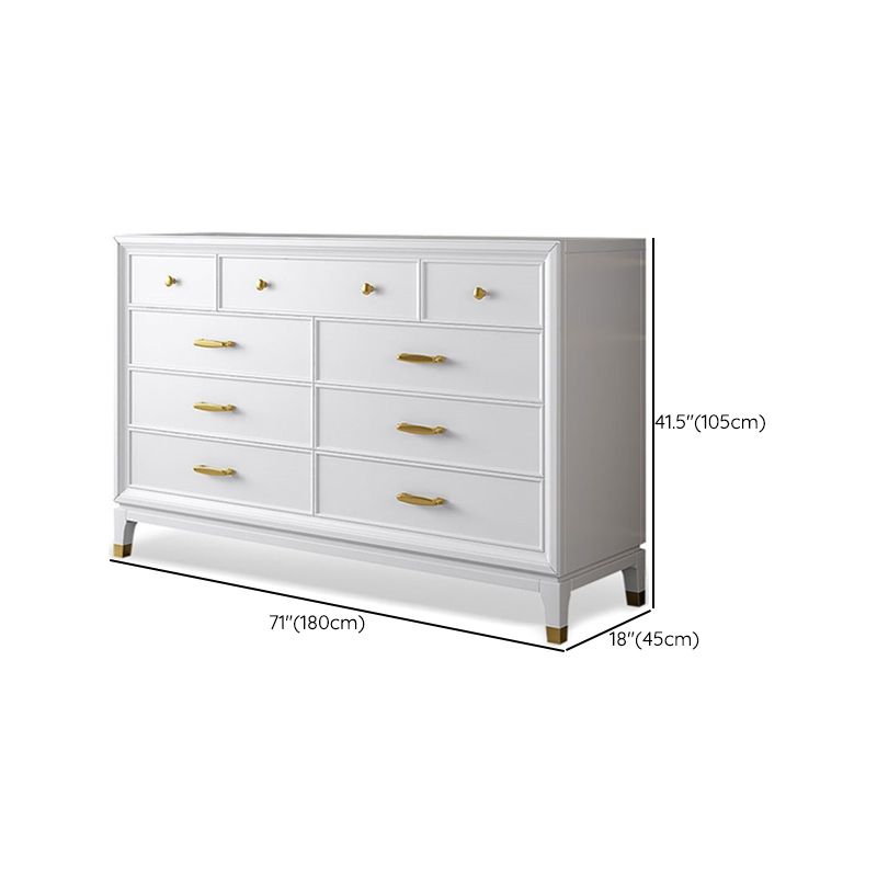 Ultra-Modern Double Dresser White Storage Chest Dresser for Bedroom Clearhalo 'Bedroom Furniture' 'Dressers & Chests' 'dressers_chests' 'furn' 'furn_dressers_chests' 'Furniture' 1200x1200_c61675ce-b028-47a5-be0c-261c339e89cd