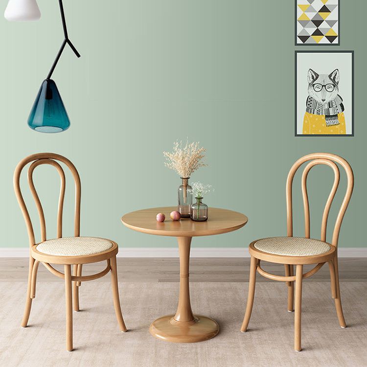 Contemporary Style Beech Wood Chairs Windsor Back Side Kitchen Dining Chair Clearhalo ' kitchen&dining_furn' 'Dining Chairs' 'Dining Tables & Seating' 'dining_chair' 'furn' 'furn_dining_chair' 'Furniture' 'furniture_dining_chair' 'Kitchen & Dining Furniture' 'kitchen' 1200x1200_c618b743-167f-40bf-9bb0-4ccf303b294f