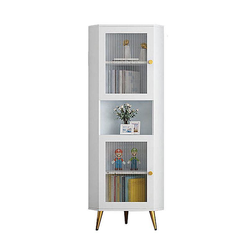 Contemporary Storage Cabinet with Shelf and Glass 2 - Door Cabinet Clearhalo 'Cabinets & Chests' 'cabinets_chests' 'furn' 'furn_cabinets_chests' 'Furniture' 'Living Room Furniture' 1200x1200_c619f9b3-f285-486a-a02e-ba110ecfe560