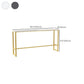 Glam Bar-height Table Faux Marble Top Pub Table with Gold Base