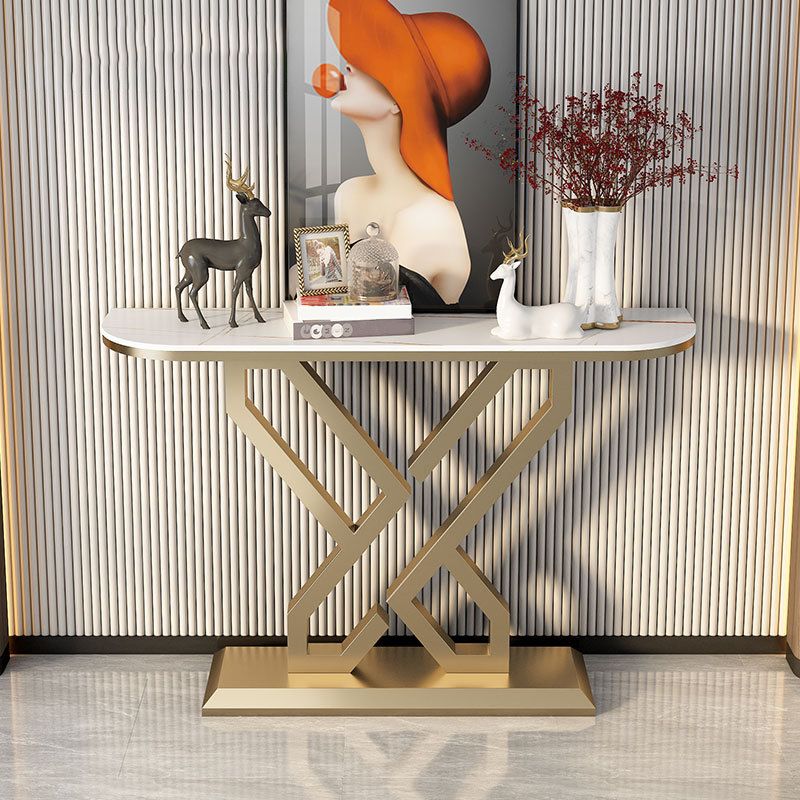 Tabella della console da 11,8 "W tavolo da fine ardesia resistente alle macchie