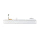 Wall-mounted TV Console Solid Wood TV Media Console with Drawers