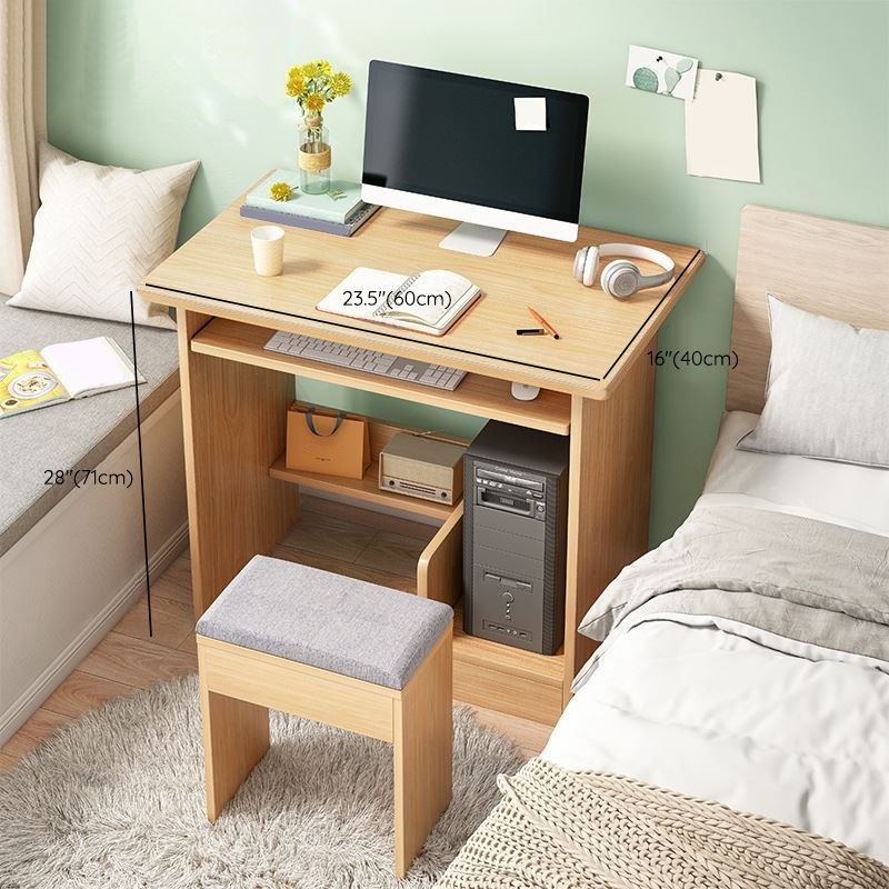 Bureau d'écriture en bois d'ingénierie Bureau rectangulaire contemporain pour le bureau