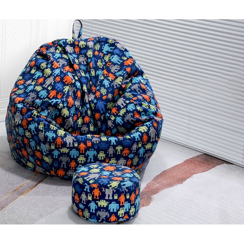 Chaise rond sans bras sans arme avec Ottomans pour le salon