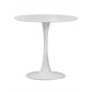 Round Tulip Base Dining Table Modern Engineered Wood Dining Room Table