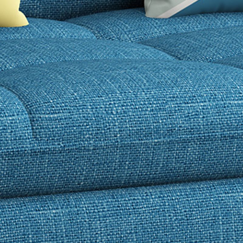 Eigentijdse faux leer en katoenen blend cabriolet sofa bed