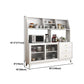 Ritmo rettangolare sideboard mobile da cucina in legno contemporaneo