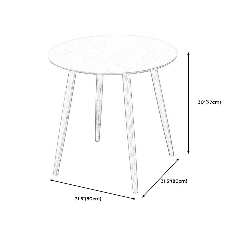Brown/Natural Wood Living Room Side Table Round 4 Legs End Table Clearhalo 'Coffee & Accent Tables' 'End & Side Tables' 'end_side_table' 'end_side_tables' 'furn' 'furn_end_side_tables' 'Furniture' 'furniture_end_side_table' 'Living Room Furniture' 1200x1200_c6294a52-4d97-4dac-b329-fe80b0eb9f94