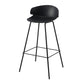 Contemporary Design Plastic Counter Barstools Low Back Stools for Home Clearhalo 'Bar Furniture' 'Bar Stools' 'bar_stools' 'furn' 'furn_bar_stools' 'Furniture' 'furniture_bar_stools' 'Kitchen & Dining Furniture' 1200x1200_c62b648b-aef1-4e82-b55e-a5491f1d4c08