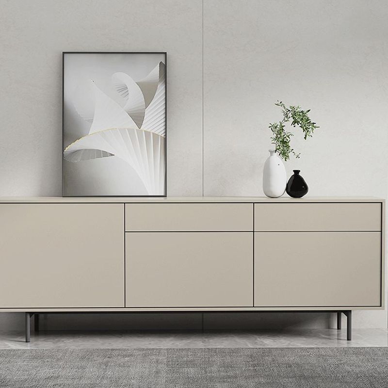 Moderno legno ingegnerizzato da 27,5 "H Server buffet per sala da pranzo a buffet