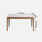 Medieval Modern Marble Rectangle Table White Table with Wooden Base and 4 Legs Clearhalo ' dining_table' 'Dining Tables & Seating' 'Dining Tables' 'furn' 'furn_dining_table' 'Furniture' 'furniture_dining_table' 'Kitchen & Dining Furniture' 'kitchen&dining_furn' 'kitchen' 'kitchen_dining_table' 1200x1200_c62d45ae-b450-44c0-a086-8a66fff51cef