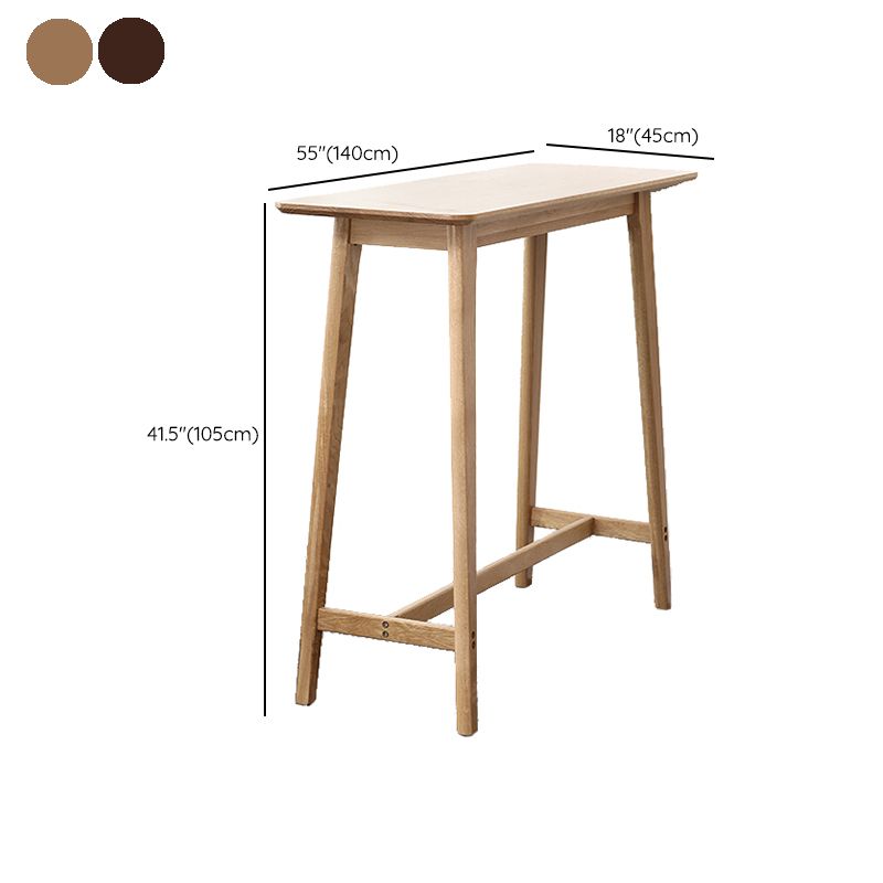 Solid Wood Counter Height Dining Table Modern Patio Bar Table Clearhalo 'Bar Furniture' 'Bar Tables' 'bar_tables' 'furn' 'furn_bar_tables' 'Furniture' 'Kitchen & Dining Furniture' 1200x1200_c6305b2d-b57a-4a4d-b890-d4ee9257aacf