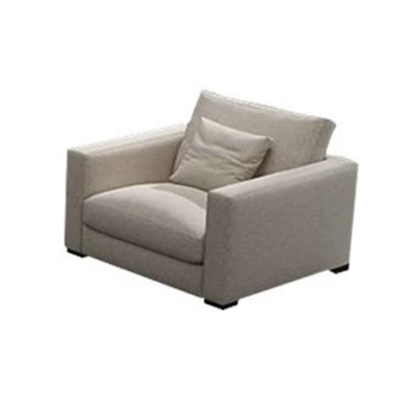 Padded Wooden down Cloth Rectangular Sofa with Pillow Back and Down/sponge/latex Cushion Clearhalo 'furn' 'furn_sofas' 'Furniture' 'furniture_sofas' 'kitchen' 'kitchen_sofas' 'Living Room Furniture' 'Sofa' 'sofas' 1200x1200_c630837e-f7a6-4d49-b583-b262ed61cc5e